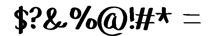 Reacty Font OTHER CHARS