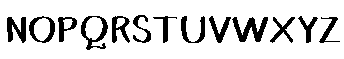Reacty Font UPPERCASE