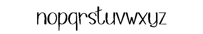 Read Right Font LOWERCASE