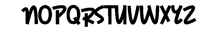 Reading Book Font UPPERCASE
