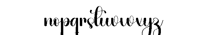 Reading Outdoor Font LOWERCASE