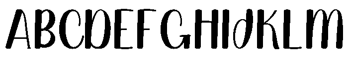 Reading Vacation Font UPPERCASE