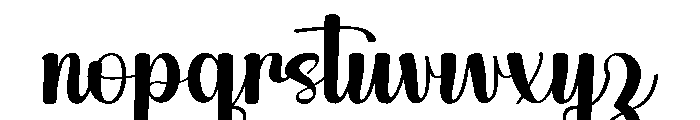 Reading Vacation Font LOWERCASE