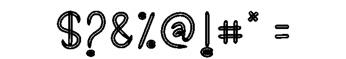 Reading Writing Font OTHER CHARS