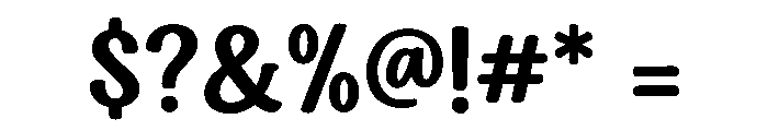 Reaktion Kids Font OTHER CHARS