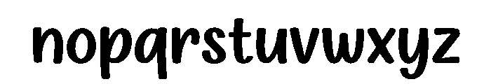 Reaktion Kids Font LOWERCASE