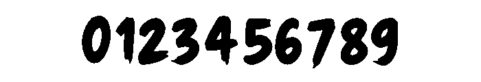 Real Brush Font OTHER CHARS