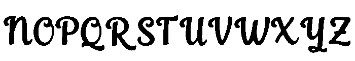 Real_Surprise Font UPPERCASE