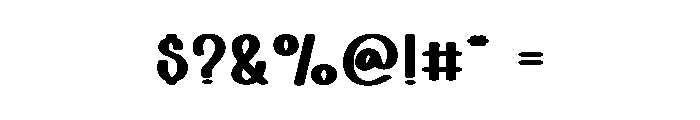 Real Taste Font OTHER CHARS