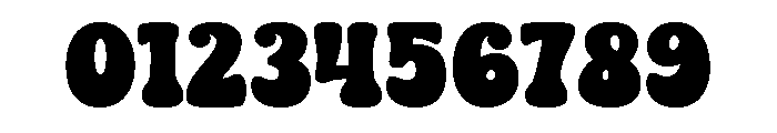 Real Thick Font OTHER CHARS