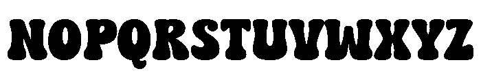 Real Thick Font UPPERCASE