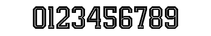 Real Varsity Jersey 02 Font OTHER CHARS