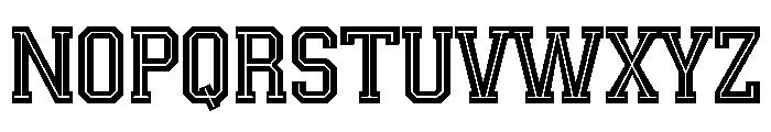 Real Varsity Jersey 02 Font UPPERCASE