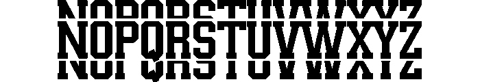 Real Varsity Jersey 03 Font LOWERCASE