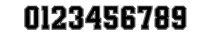 Real Varsity Jersey 05 Font OTHER CHARS