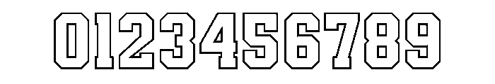 Real Varsity Jersey 06 Font OTHER CHARS