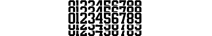 Real Varsity Jersey 07 Font OTHER CHARS