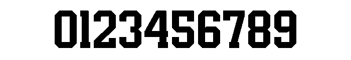 Real Varsity Jersey Font OTHER CHARS