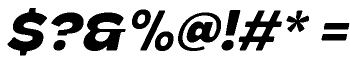 Realic Italic Font OTHER CHARS