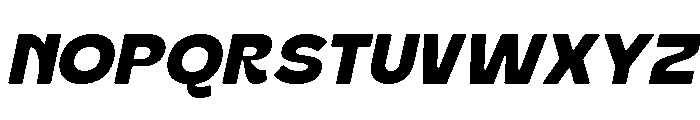 Realic Italic Font UPPERCASE