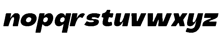 Realic Italic Font LOWERCASE