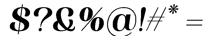 Reality Breathe Italic Font OTHER CHARS