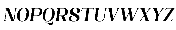 Reality Breathe Italic Font UPPERCASE
