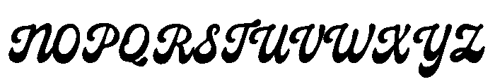 Realro Regular Font UPPERCASE