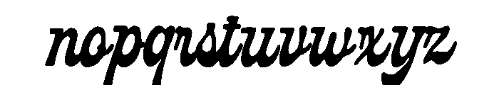 Realro Regular Font LOWERCASE