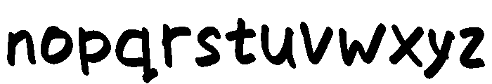 Reals Font LOWERCASE