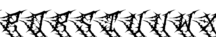 Reapergod Font UPPERCASE