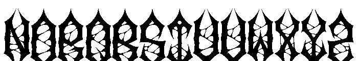 Reapergod Font LOWERCASE
