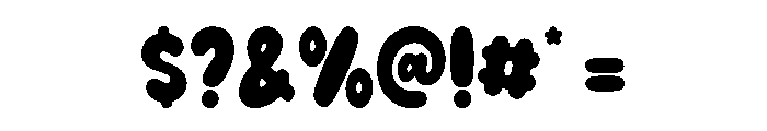 Reason Bubble Regular Font OTHER CHARS
