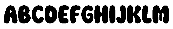 Reason Bubble Regular Font UPPERCASE