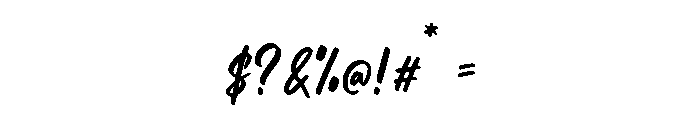 Reback Master Font OTHER CHARS