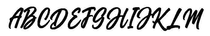 Reback Master Font UPPERCASE