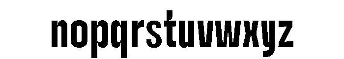 Rebbel Damseek Regular Font LOWERCASE
