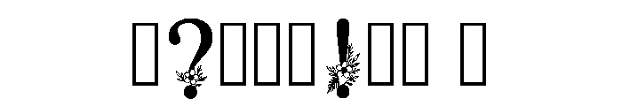 Rebecca Regular Font OTHER CHARS