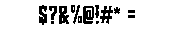 Rebel Legion Font OTHER CHARS
