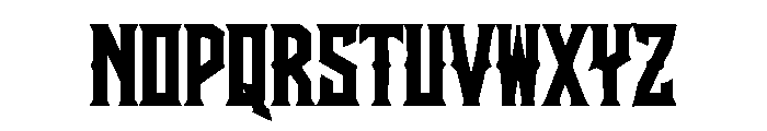 Rebel Legion Font UPPERCASE