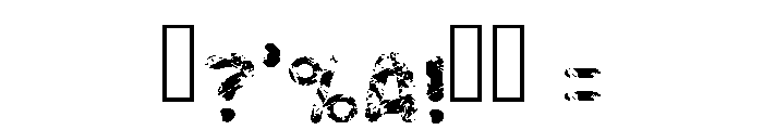 Rebel Rust Regular Font OTHER CHARS