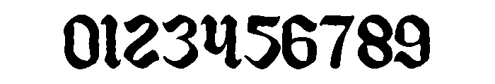 Reblade-Inkbleed Font OTHER CHARS