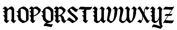 Reblade-Regular Font UPPERCASE