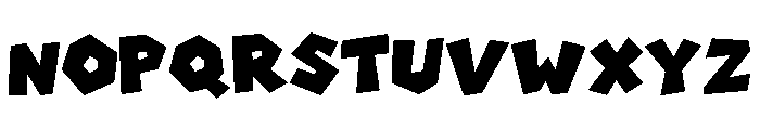 Reblax Font UPPERCASE