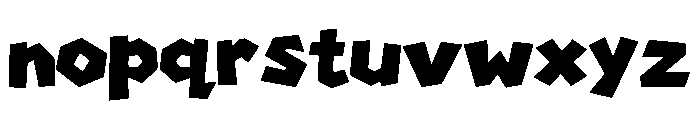 Reblax Font LOWERCASE