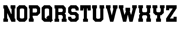Reborn Varsity Regular Font UPPERCASE
