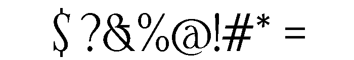 Rebus Regular Font OTHER CHARS