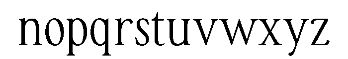 Rebus Regular Font LOWERCASE