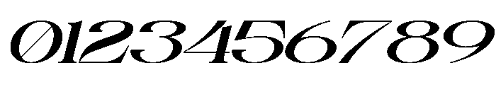 Reca Luno Italic Font OTHER CHARS