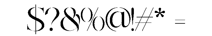 Recheng Font OTHER CHARS